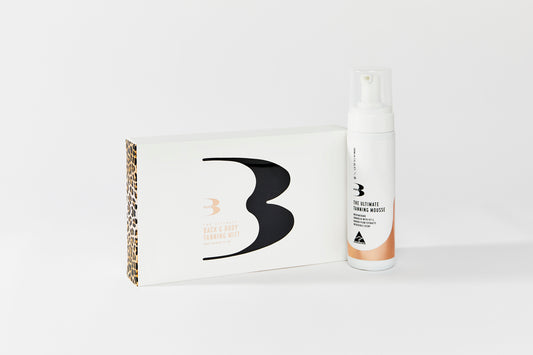 Fake Tanning Mousse Back and Body Mitt Kit