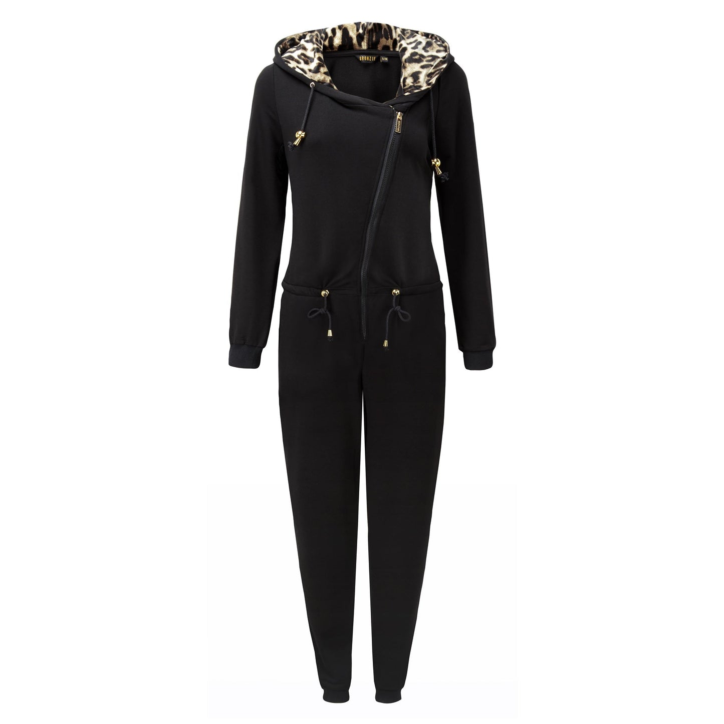 After Fake Tan Jumpsuit (Leopard) (Front)