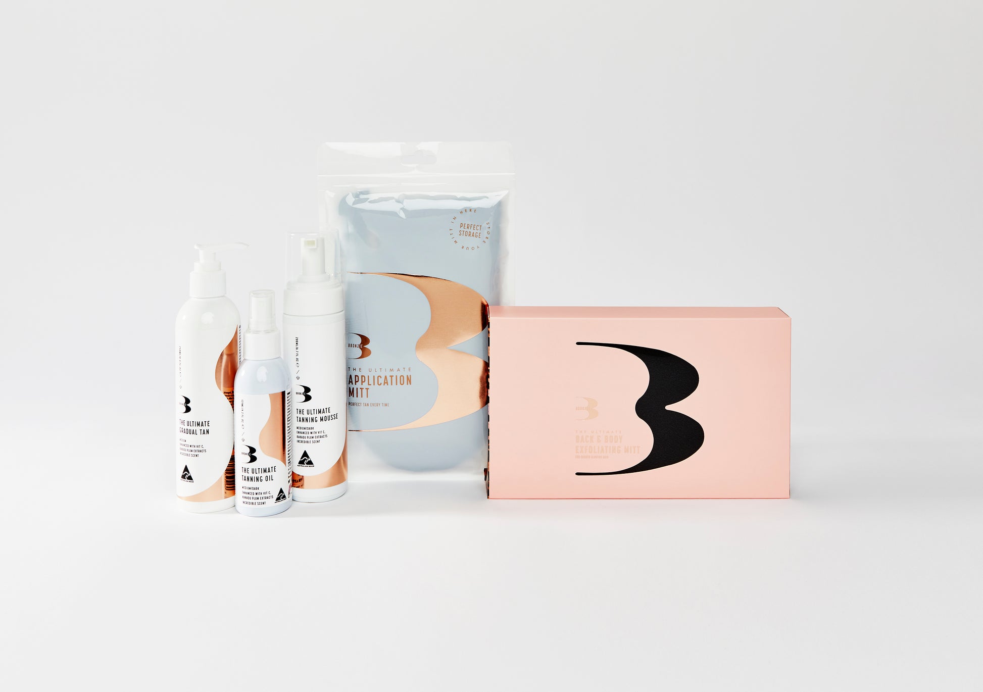 Bronzie Exfoliation & Fake Tanning Kit