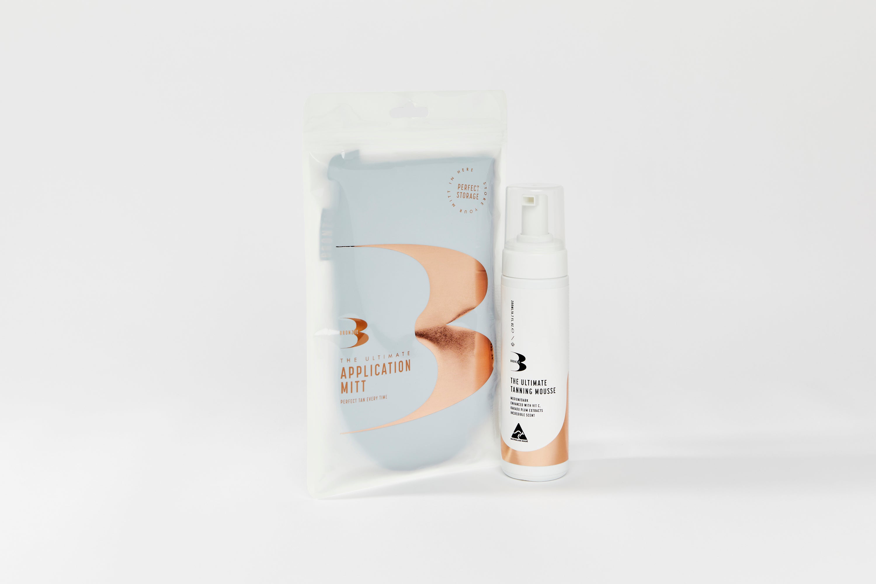 Fake Tanning Mousse & Fake Tan Mitt Set – bronzieuk